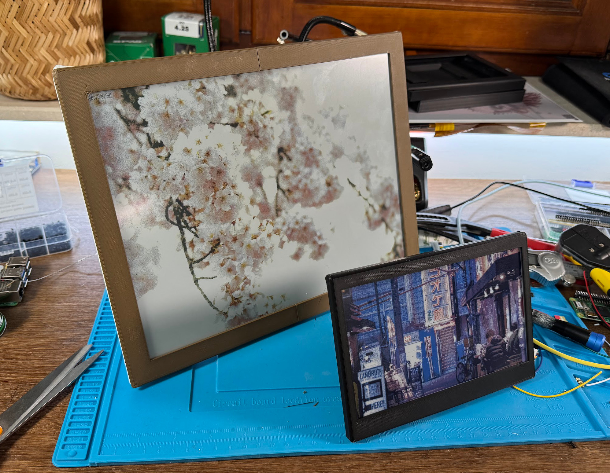 Frames around the house