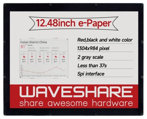 Waveshare 12.48" (B) e-Paper