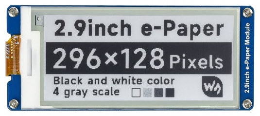 Waveshare 2.9" (V2) e-Paper