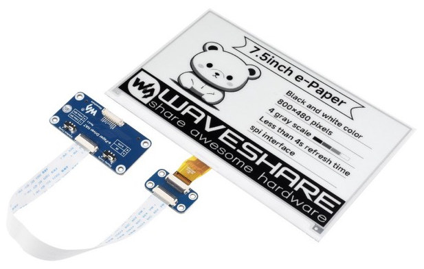 Waveshare 7.5" (V2) e-Paper