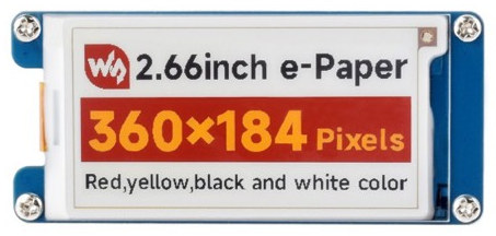 Waveshare 2.66" (G) e-Paper
