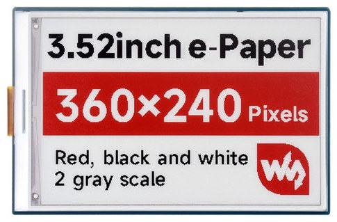 Waveshare 3.52" (B) e-Paper