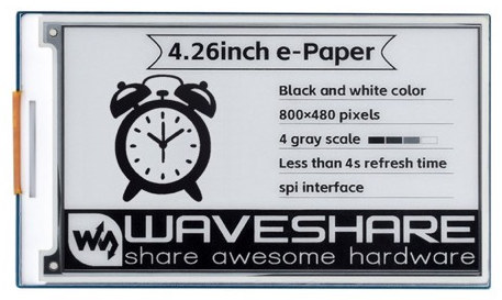 Waveshare 4.26" e-Paper