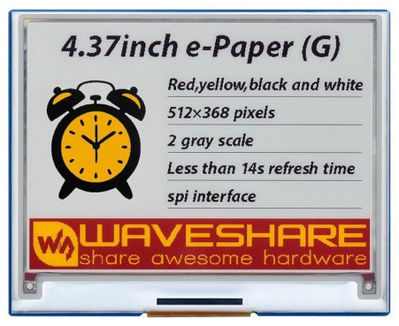 Waveshare 4.37" (G) e-Paper