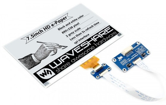 Waveshare 7.5" (HD) e-Paper